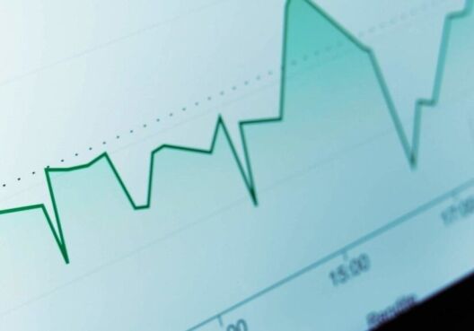 Closeup of portfolio graph