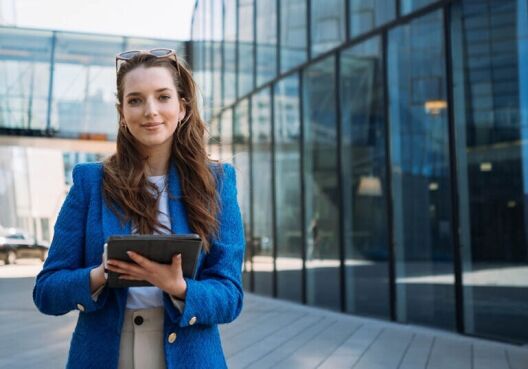 Woman professional works on cost segregation study